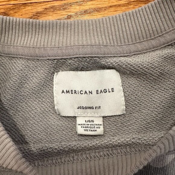 American Eagle Camo Sweatshirt size L - Picture 3 of 6